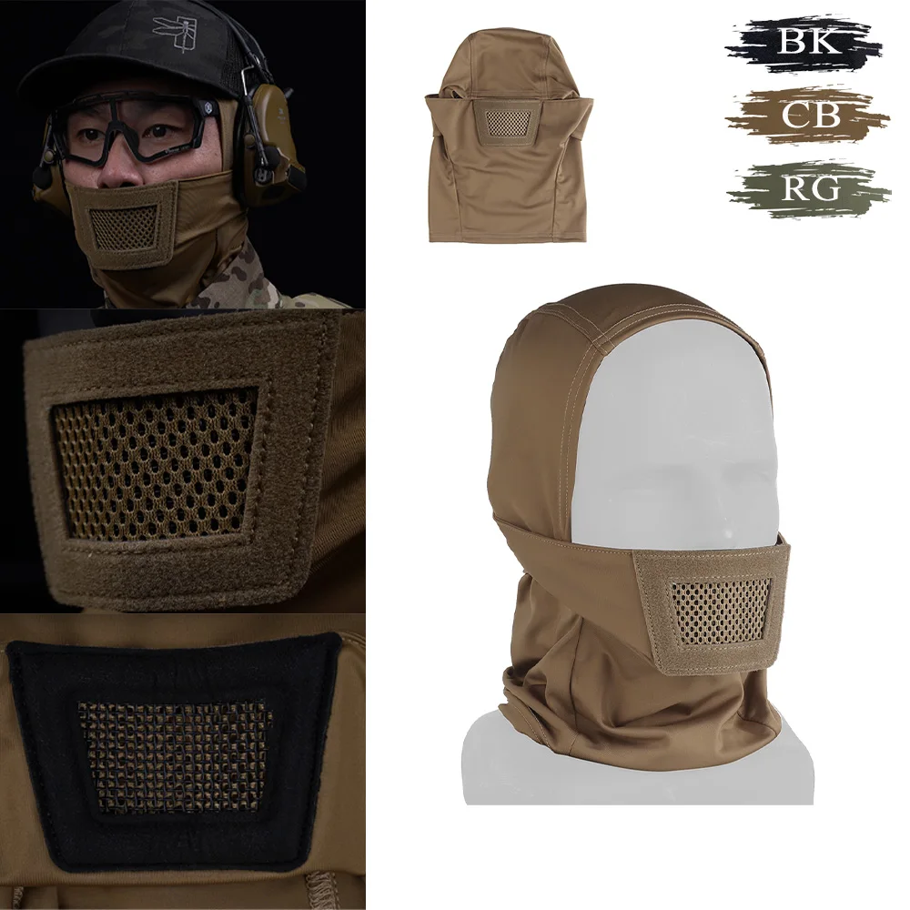 

Велосипедная пылезащитная маска для лица, дышащая эластичная крышка для головы, ветрозащитная защита от солнца для охоты, походов, кемпинга