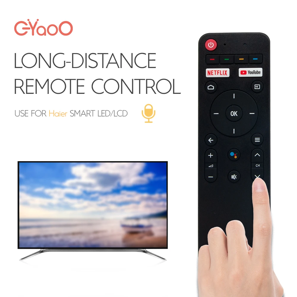 Głos bezprzewodowy pilot HTR-U28 dla Haier Smart TV H50S6UG H55S6UG H65S6UG 4K UHD LED HDTV Android telewizory Remoto