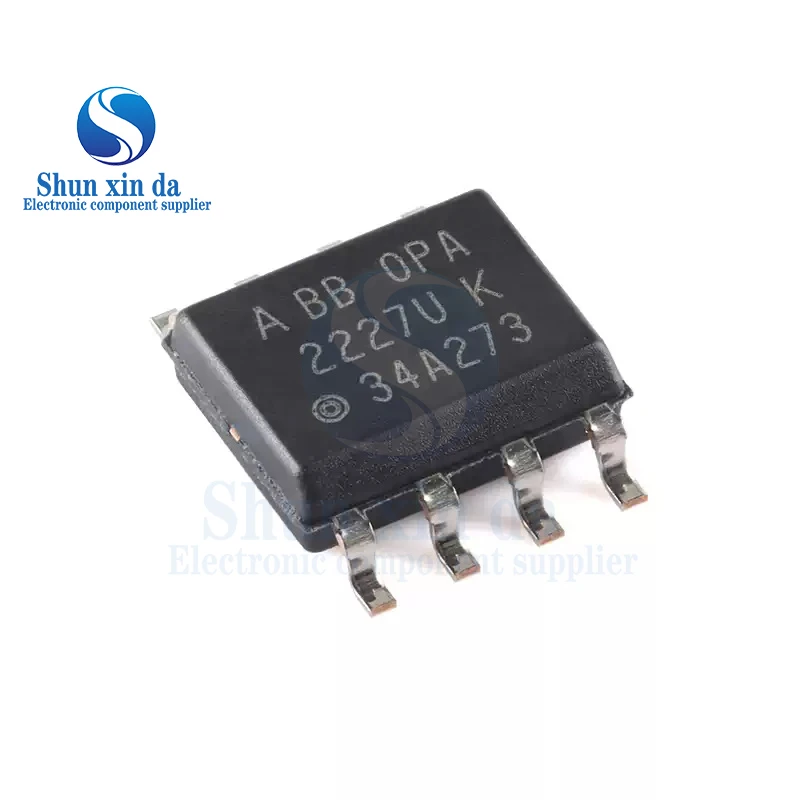 5PCS OPA2227UA OPA2227U OPA2227 OPA2227UK SOIC-8 SMD OPA2227UA/2K5 High-precision low-noise operational amplifier IC