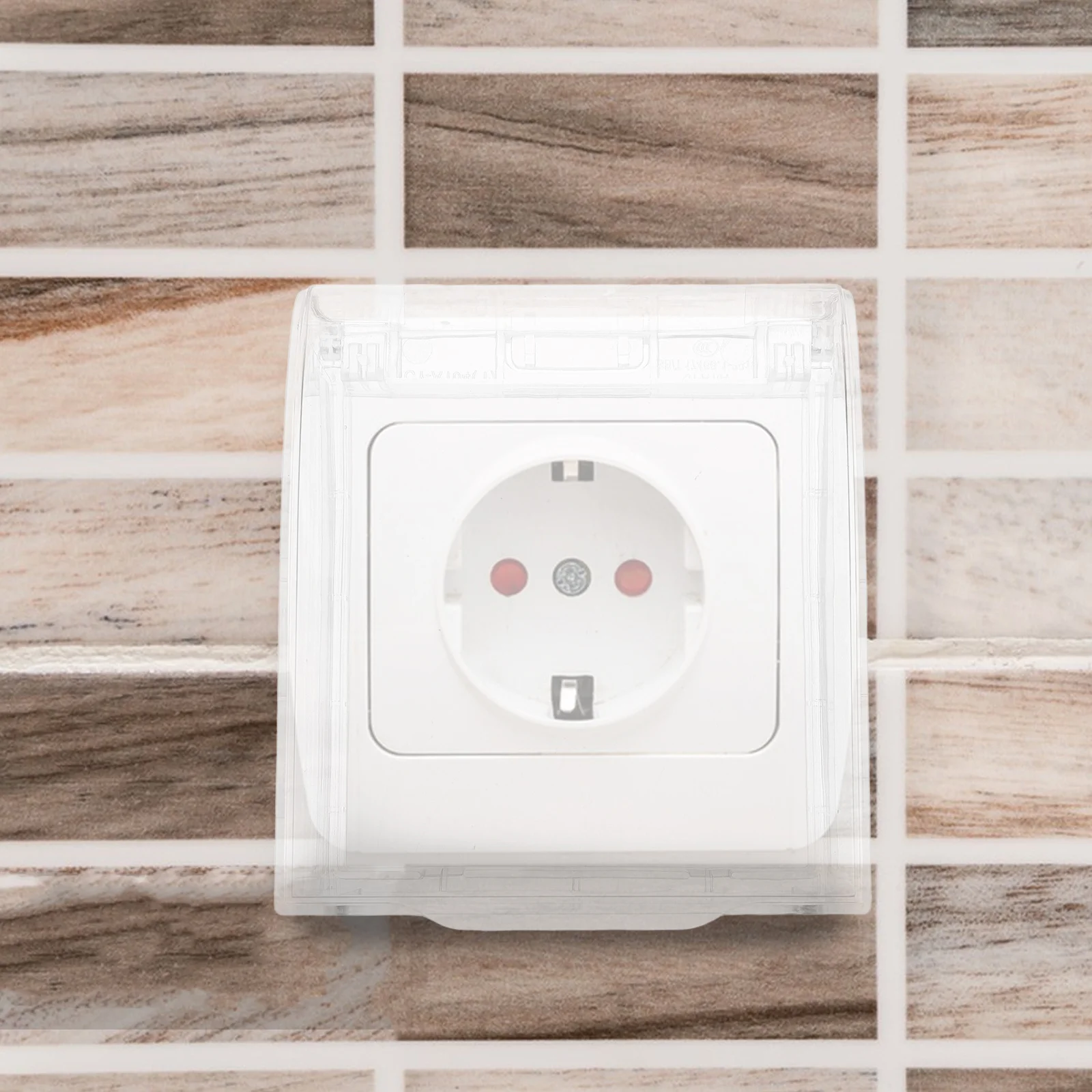 

Plastic Wall Switch Socket Cover Waterproof Durable Protector for Home Kitchen Bathroom Outdoor Electrical Outlet