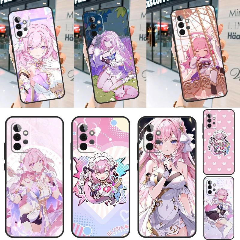 Elysia Honkai impact Case For Samsung Galaxy A14 A24 A34 A54 A12 A22 A32 A52 A13 A33 A53 A73 A51 A71 Back Cover