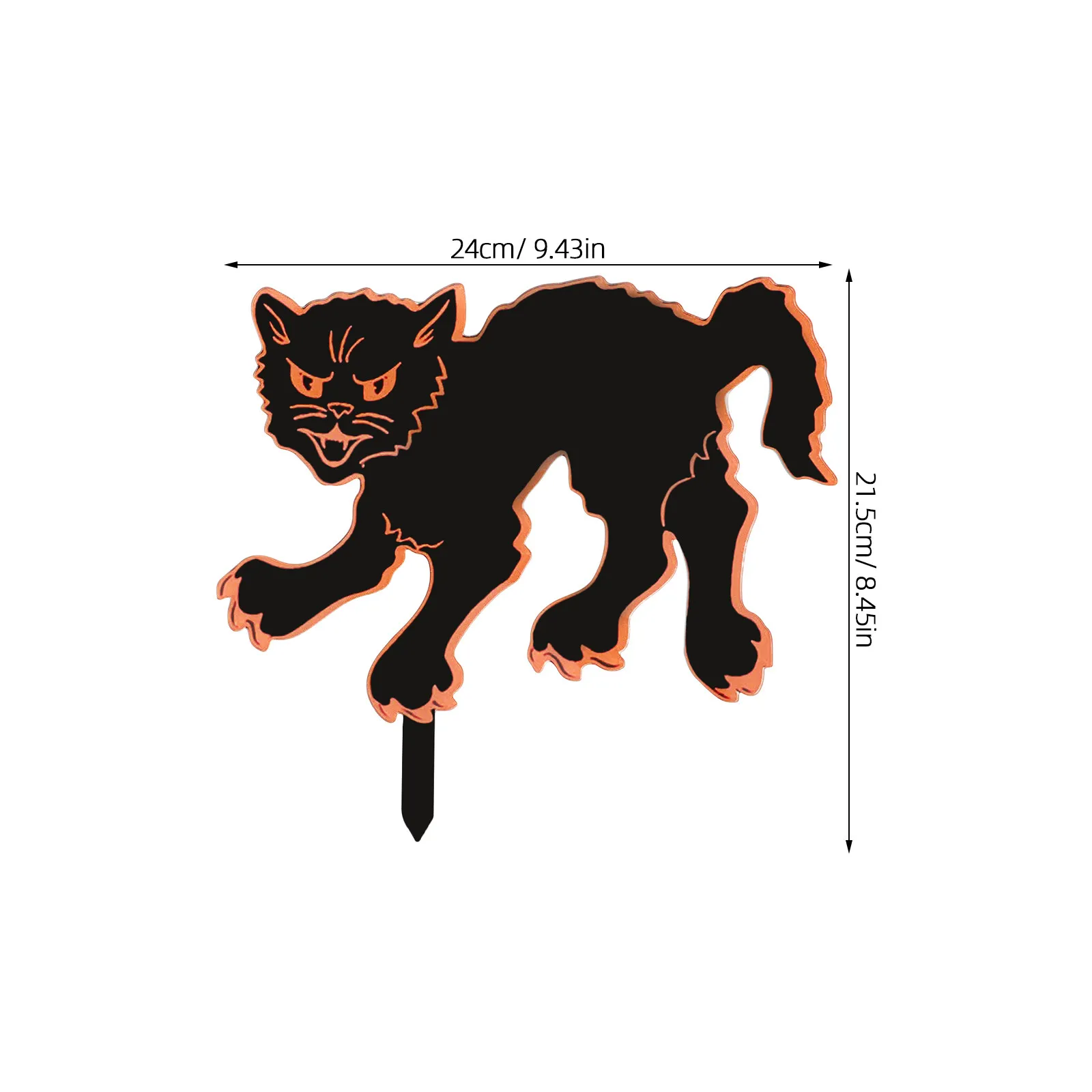 Halloween Garden Decor Festival Lawn Decorations Cat Ornaments Outdoor Porch Sign Yard Signs view 5