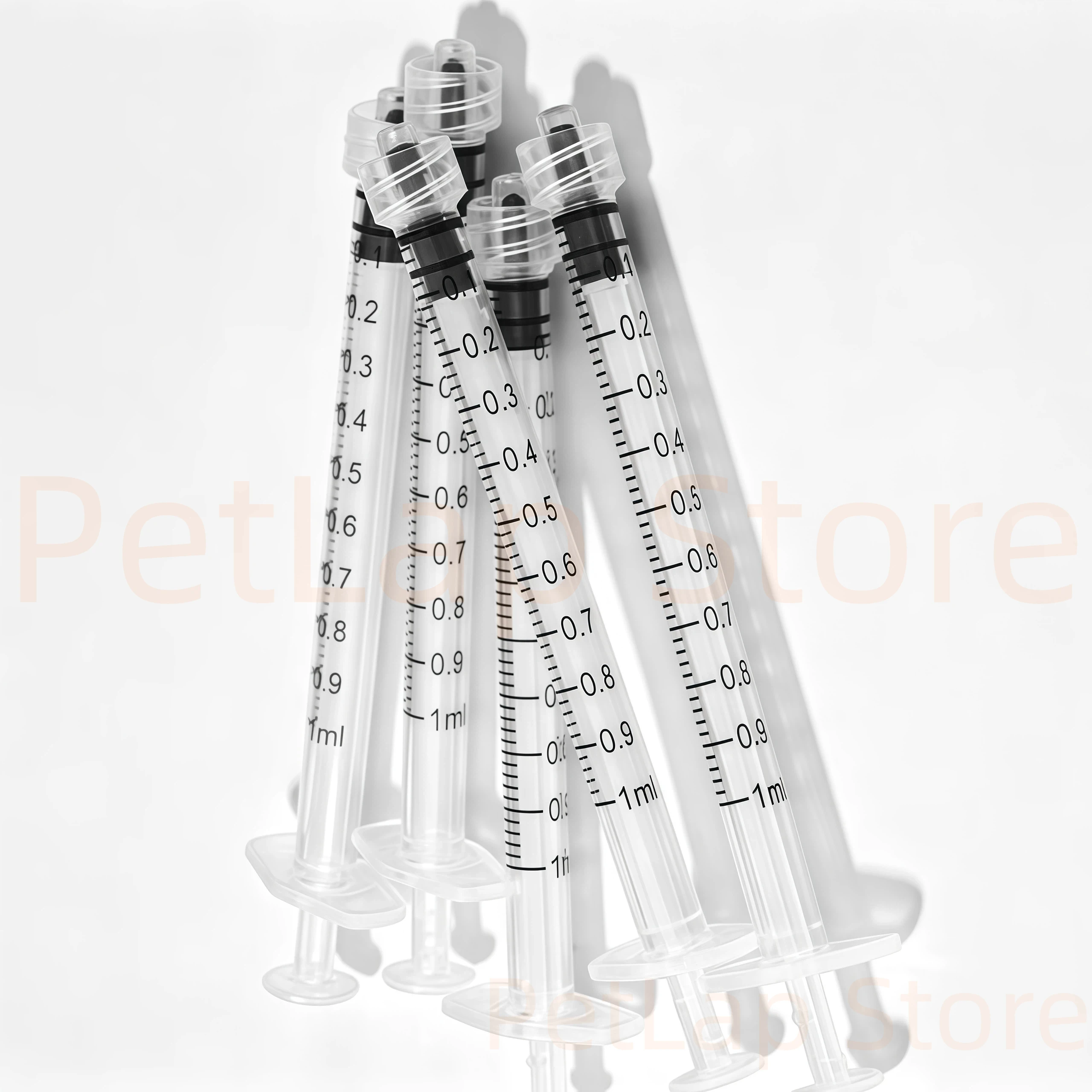 100/50/20 Pack 1mL Luer Lock Syringe (No Needle) | Sterile & Individually Wrapped Professional, Industrial & Personal Use