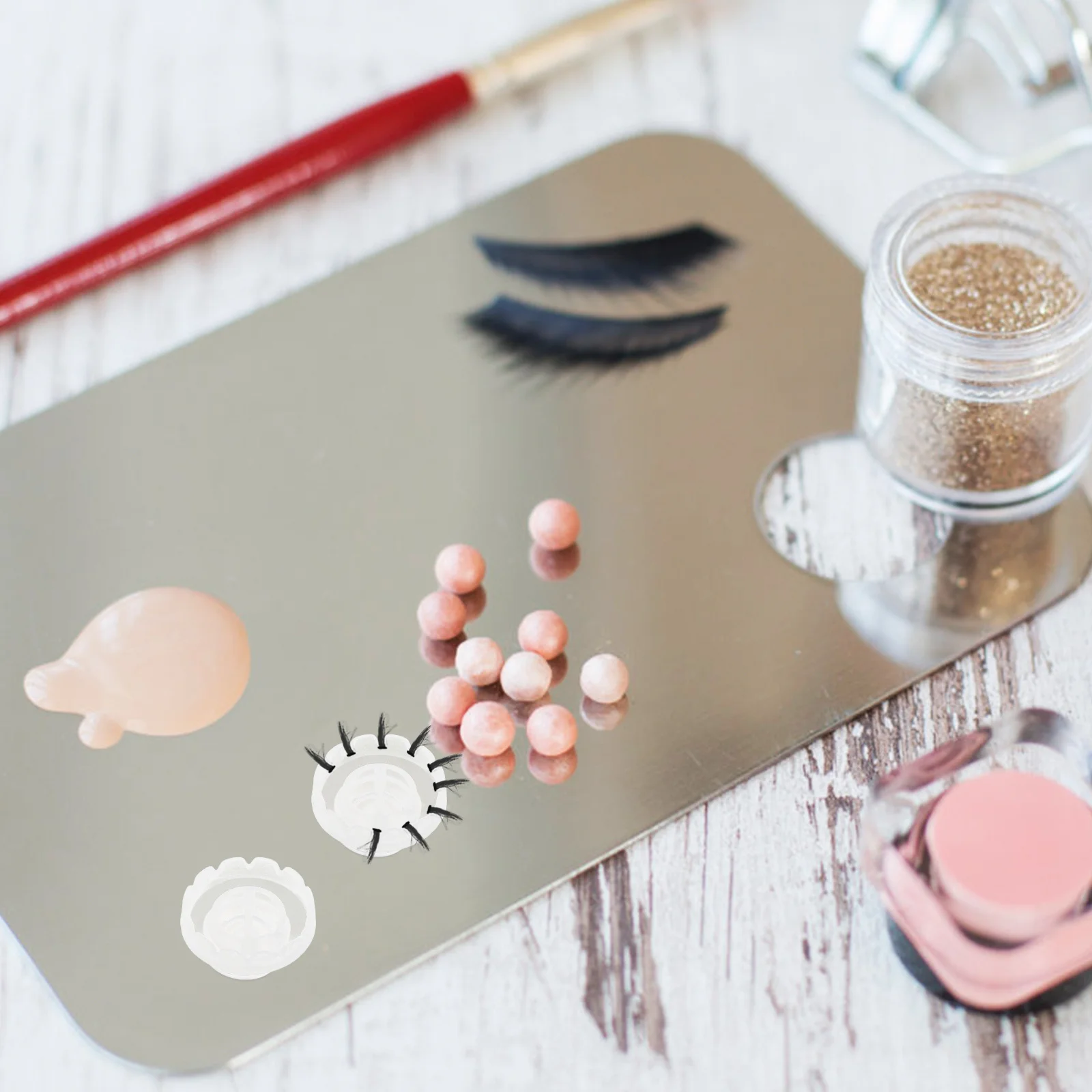 

200Pcs Eyelash Blooming Holder Cups Quick Volume Lash Glue Tray False Eyelash Organizer Grafting Supplies Holder