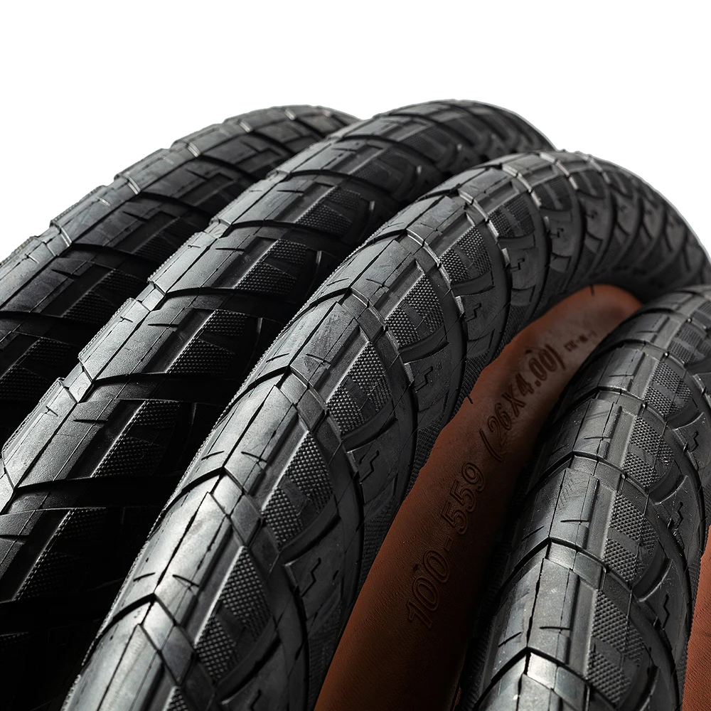 CST Fat Tire 20x4,0 26x4,0 CST BIG BOAT CTC-06 CST New Brown Family Top Dark Skin Collection Elektrofahrradreifen – Detail 5