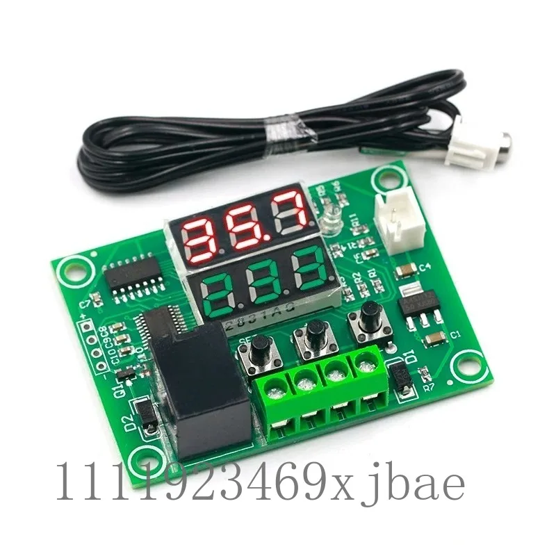 Dual Color Digital Thermostat Control Module, High Precision 0.1 Probe Temperature Detection Switch Circuit Board