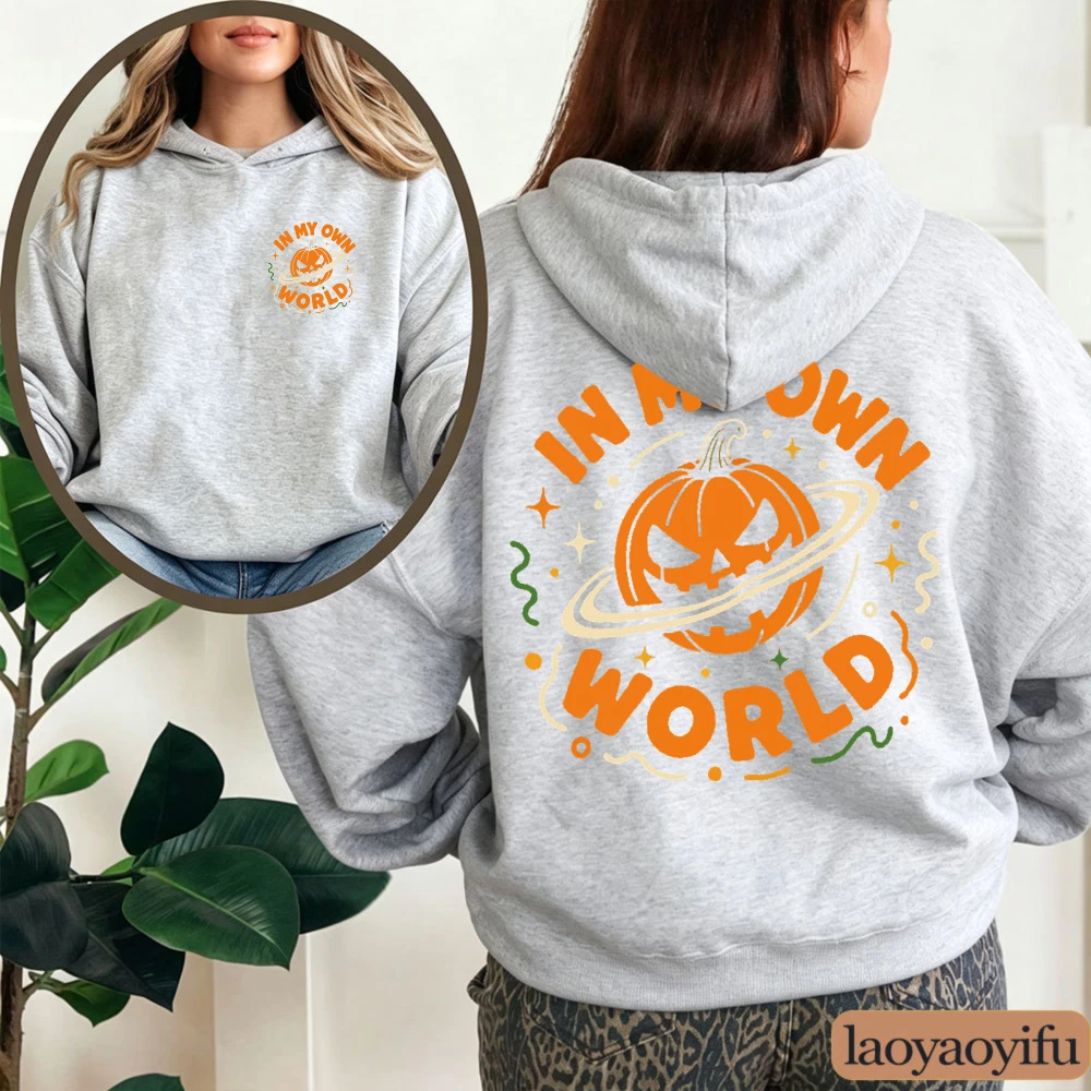 In My Own World Hoodie Hallowe – Pumpkin Lantern Halloween Bewertung und Preis