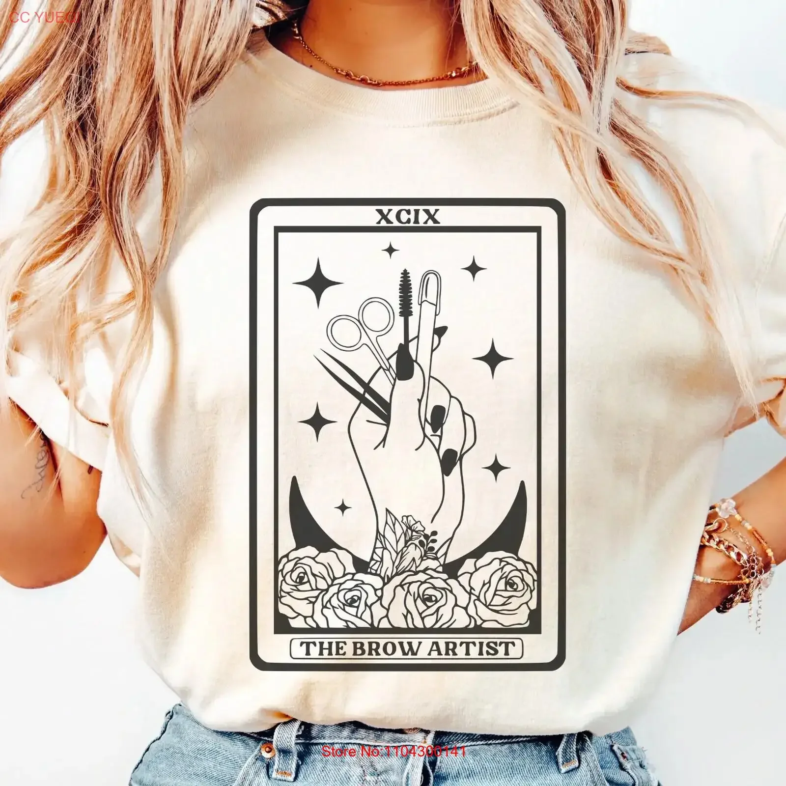 Brow ArtisT T-Shirt Tech für coole Kleidung, übergroß, Vintage-Stil, gewaschen, stilvoll, weich, atmungsaktiv, leicht dehnbar, modisch