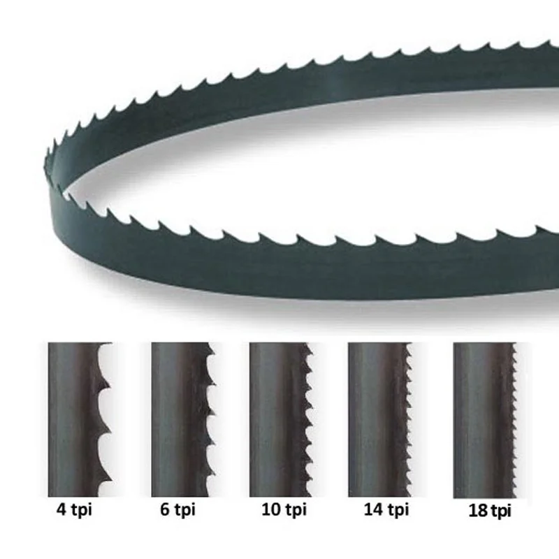 Hojas de sierra de cinta de 2490mm, 2490mm x 9,5mm x 0,35mm, 10 TPI para Metabo kit Dewalt, corte de madera, 3 piezas