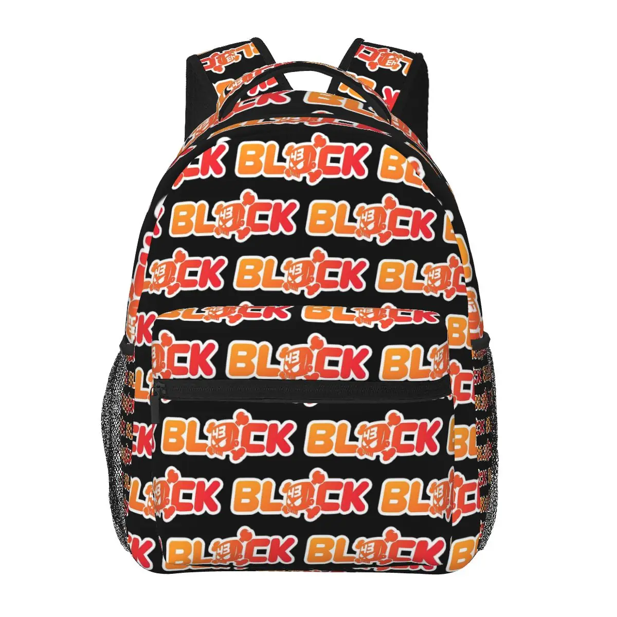 Ken Block 43 Design Letter Print Backpacks Boys Girls Bookbag Children School Bags Cartoon Rucksack Shoulder Bag Large Capacity