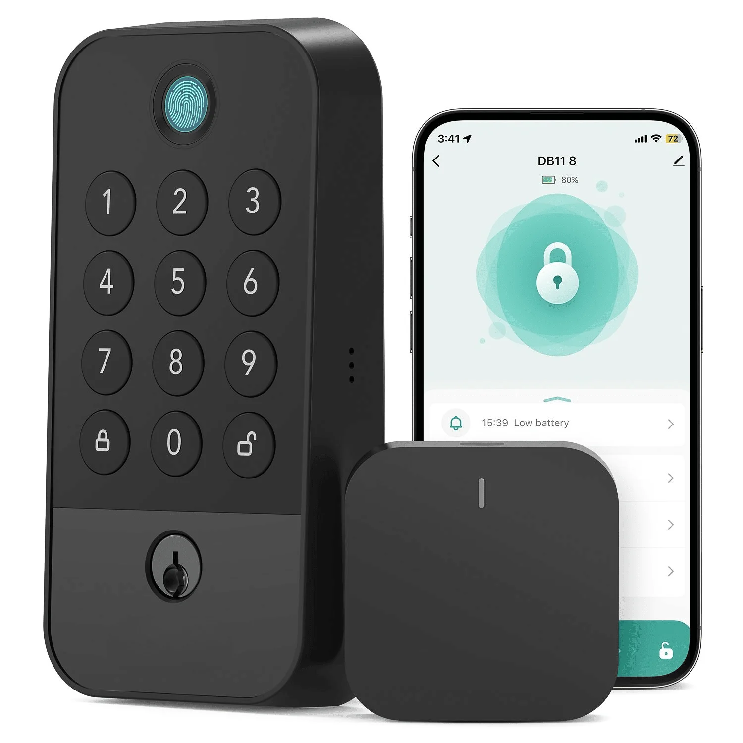 

Умный Wi-Fi дверной замок с Bluetooth, функцией отпечатка пальца и кодовой панелью, дистанционным управлением, голосовым управлением, совместимый с Alexa.