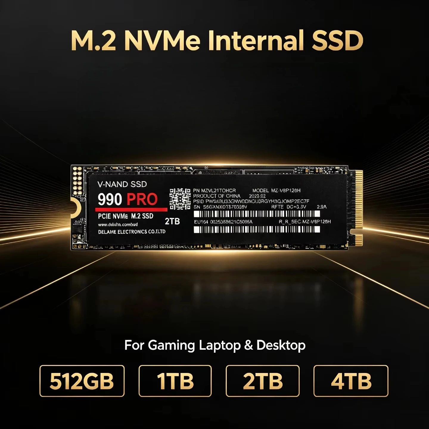1TB 2TB 4TB Blazing-Fast for Gaming PC Laptop Desktop M.2 NVMe Internal SSD PCIe Solid State Drive The Upgrade Your PC Needs