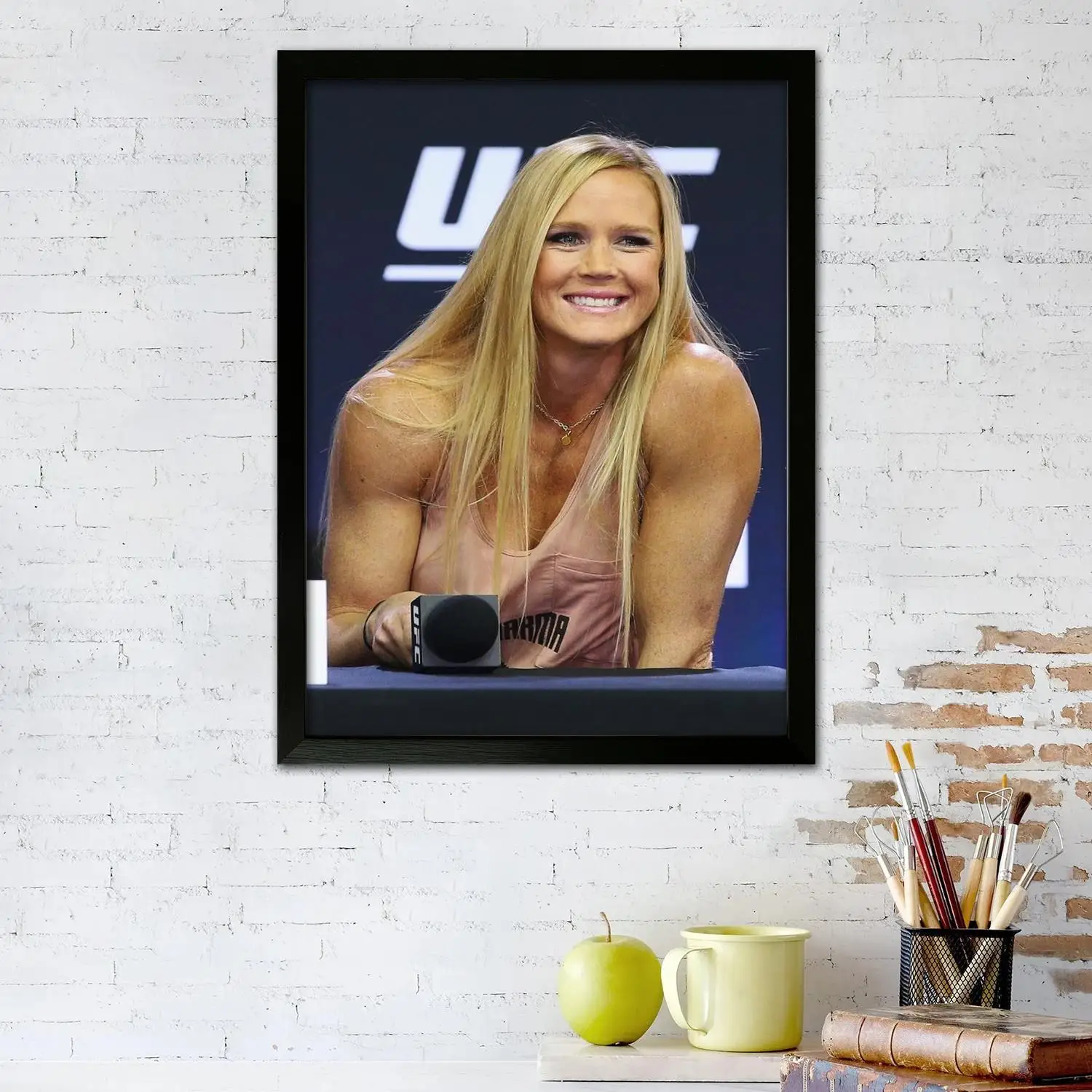 Cris Cyborg Vs Holly Holm MMA Canvas Poster, Wall Art, Picture Print, Modern Family, Bedroom Decor, Posters,Decorative painting