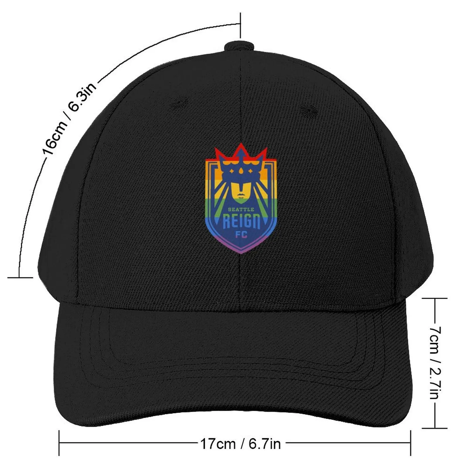 Seattle Reign FC Pride Baseball Cap Streetwear Custom Cap Sports Cap Hat Man Luxury Women's Hats Men's