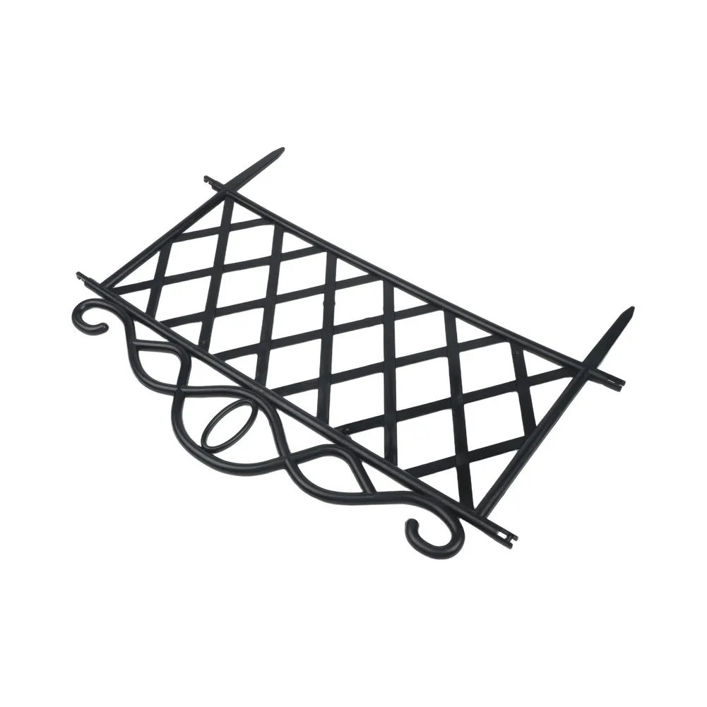 Detachable 6pcs Plastic Garden Fence Set for Lawn Edging Enables for custom Garden Border Arrangements and Layouts