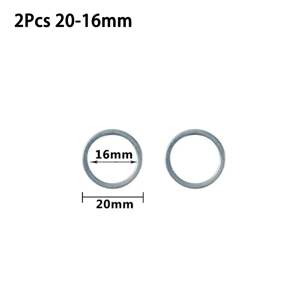 

2Pcs Circular Saw Blade Reducting Rings Conversion Ring Cutting Disc Woodworking Tools Cutting Washer Saw Blade Bush