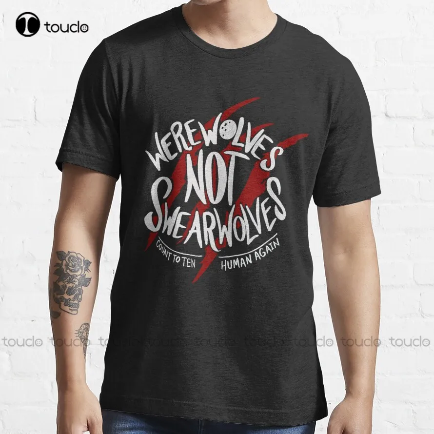 Werewolves Not Swearwolves What We Do In The Shadows T-Shirt Pink Shirt Custom Aldult Teen Unisex Digital Printing Tee Shirt