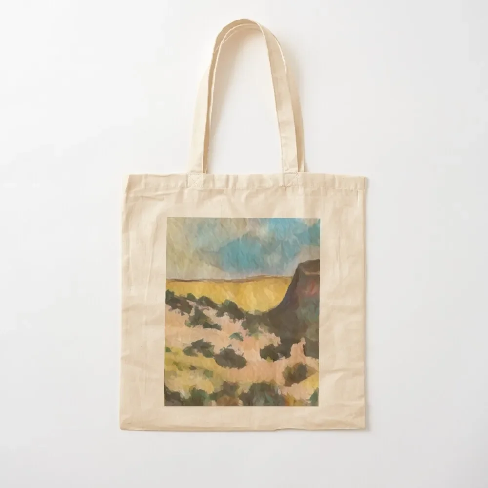 Sacred Land with Mesa Tote Bag Handbags women Canvas stote bag custom fabric bag