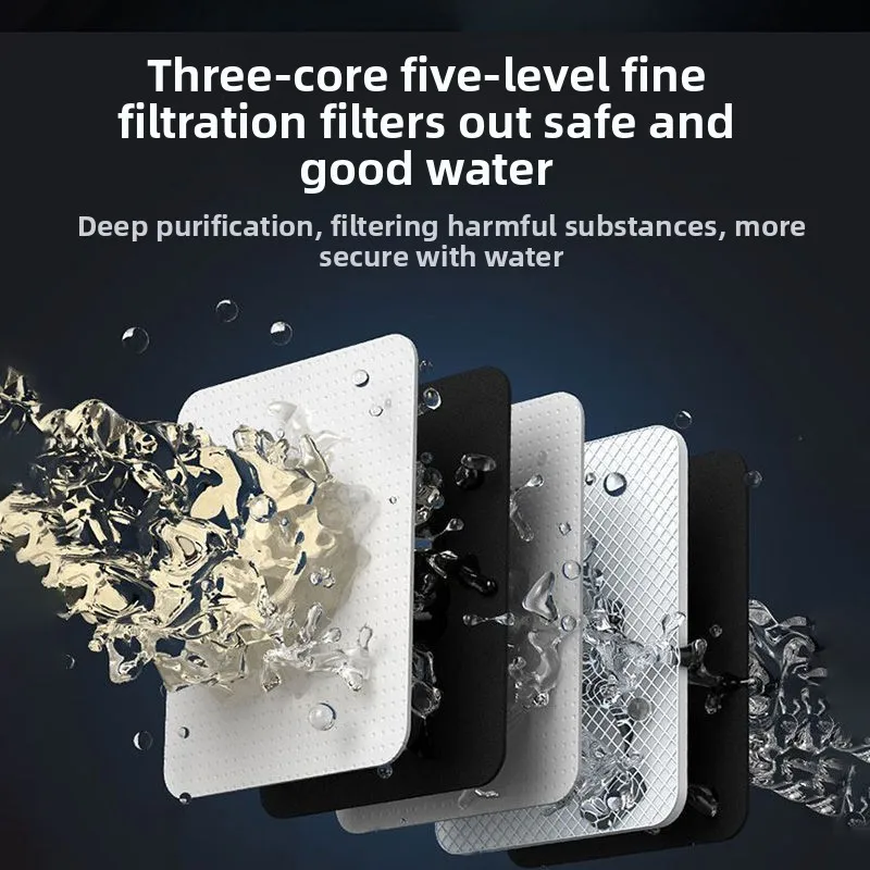 Filtr do wody pitnej pod zlew kuchenny z kranem redukuje bakterie, metal, ołowiu, chlor i zapachy.