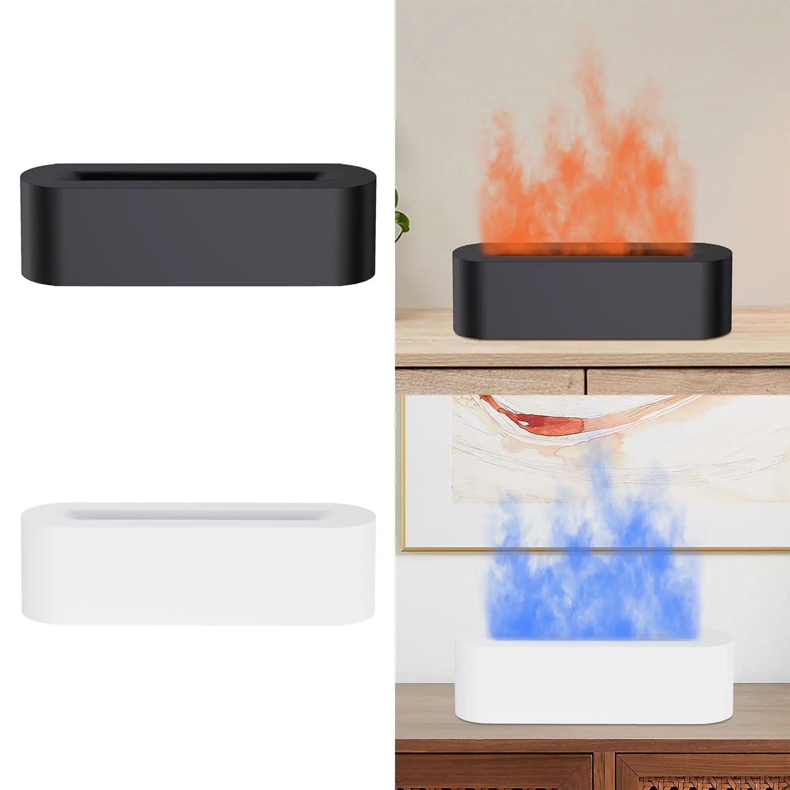 Flame Diffuser Humidifier Aroma Humidifier Essential Oil Diffuser 150มล