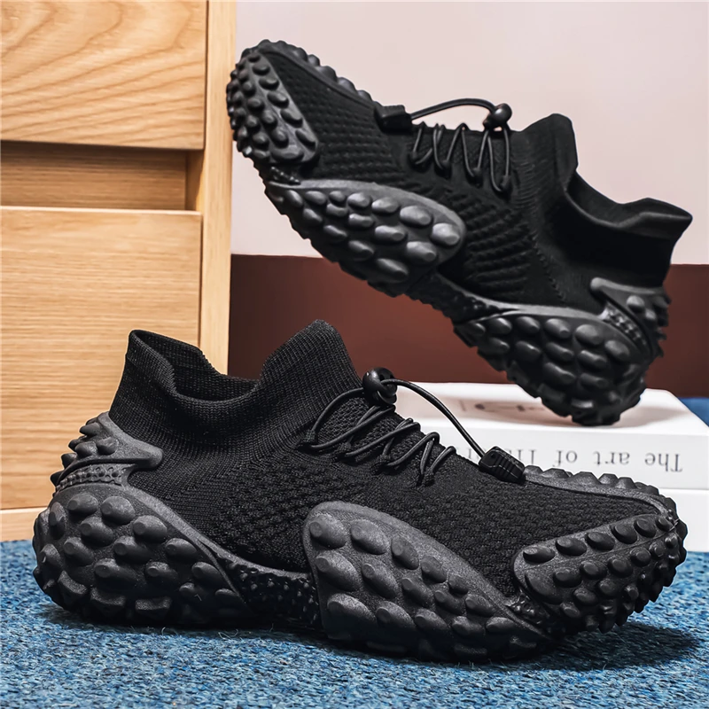 Zapatillas Deportivas Casuales de Diseñador para Hombre, Calcetines Cómodos, Calzado para Caminar, Transpirable, Antideslizante, Zapatos Deportivos Ligeros para Hombre