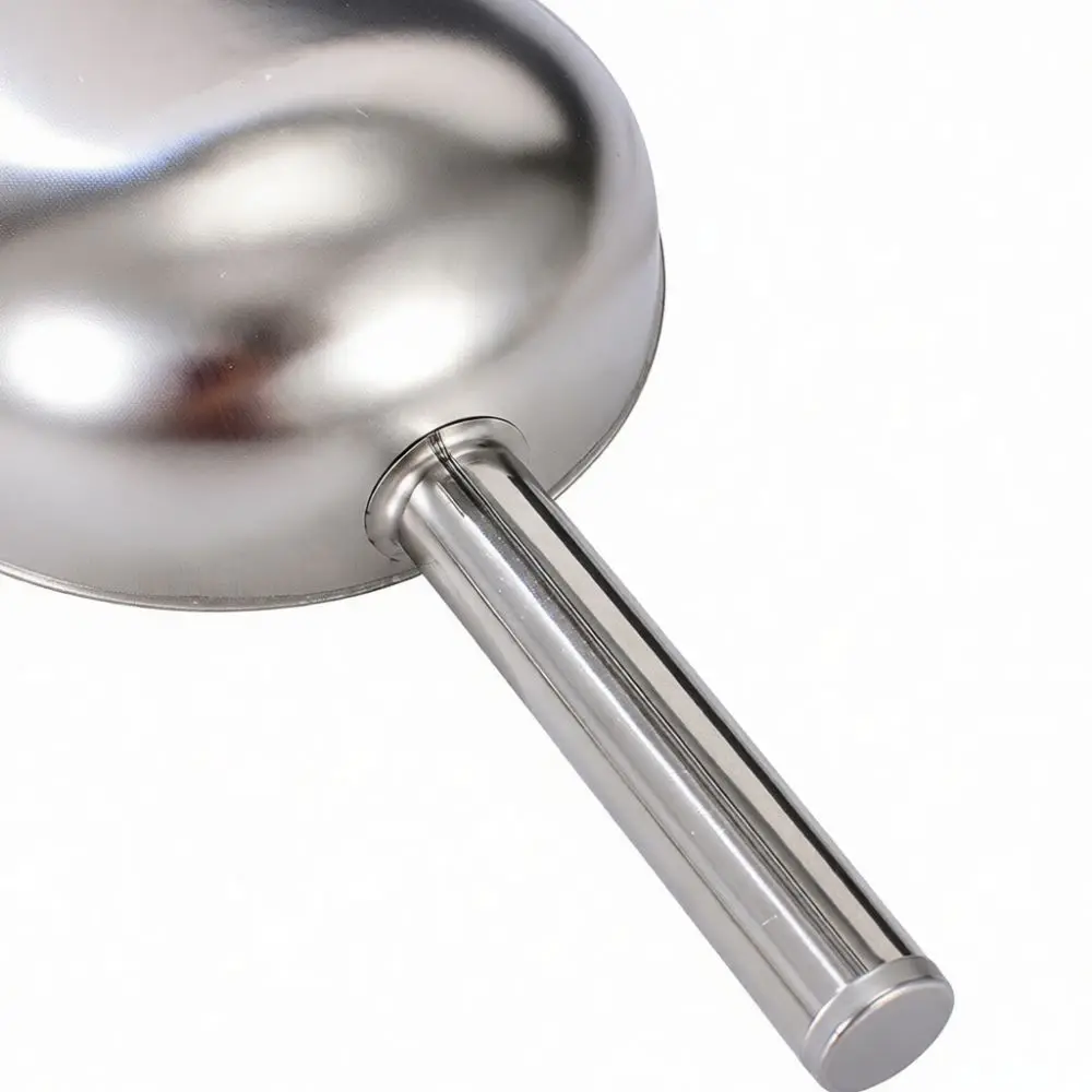 Professional Stainless Steel Ice Scoop Solid Metal Shovel For Flour Coffee Beans Tea Sugar Kitchen Prep Utensils Supply