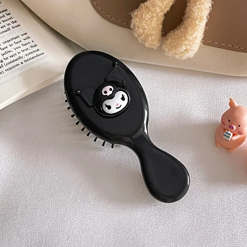 Hello Kitty Cartoon Air Cushion Comb Anime Kuromi Cinnamoroll Peripheral Hair Brush Hairdressing Tool Heart Portable Combs Gifts