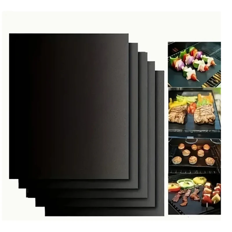 

Large Barbecue Liner-Set of 2/4/6 Large Heavy Duty Nonstick Teflon Non Stick Baking Oven Mat