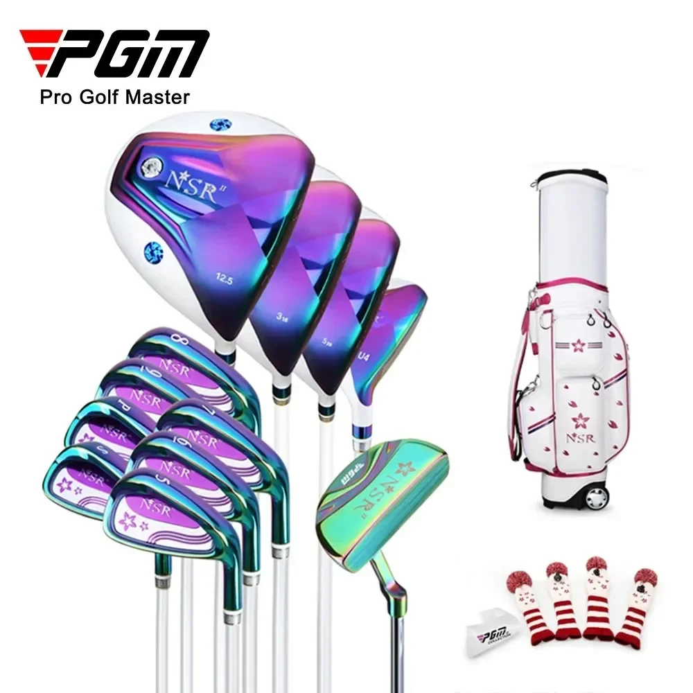 Premium Right Handed Stainless Steel Golf Club Set With Rubber Grip Ladies Ltg026 Nsr Ii Series Titanium Shaft