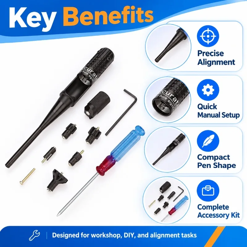 Pen Type Multi-scene Position Marker Portable High Precision Alignment Locator Hand Aligning Tool