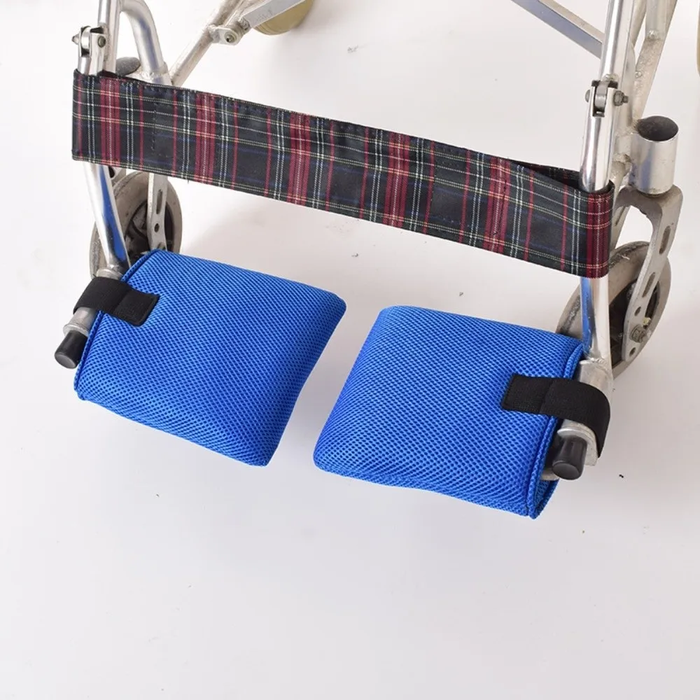 Slip Resistant Wheelchair Footrest Pads Durability Easy To Install Footplate Protector Pad Soft Comfort Enhancing