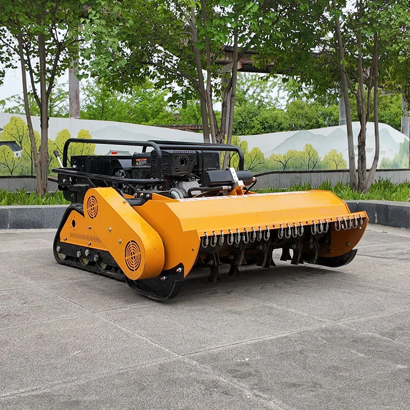 

Customized 7.5HP Petrol Lawn Mower Powered Grass Cutting Machine Durable Lawn Mower For Large Yard flail mower