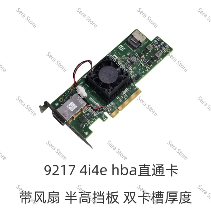 LSI 9217-4i4e HBA Card, SAS 2308 Chip 8087 Internal 8088 External PCIe Pass-Through Card