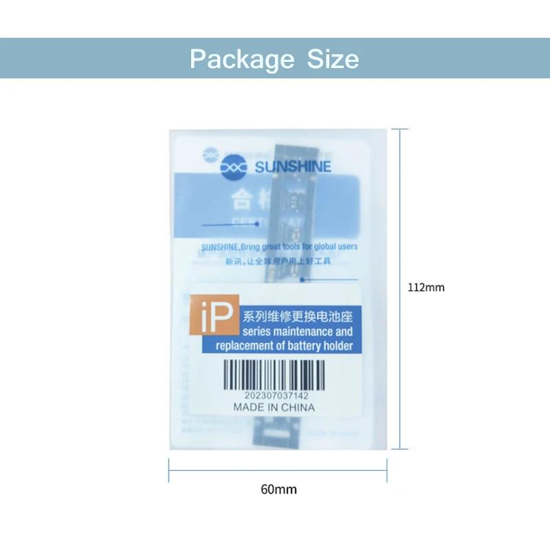 Sunshine IP Series Repair and Replace the Battery Holder Applicable to SS-908B Battery Contact Seat Replacement for IP6-14PM