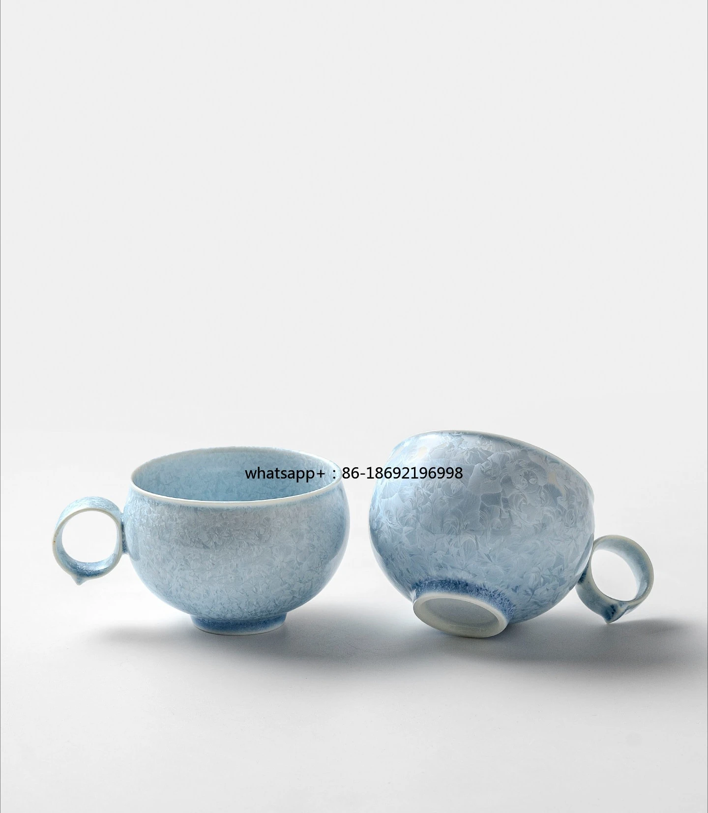250ML Coffee Cup Kiln-changed Crystalline Ceramic Cup Small Fresh Premium Gift Box