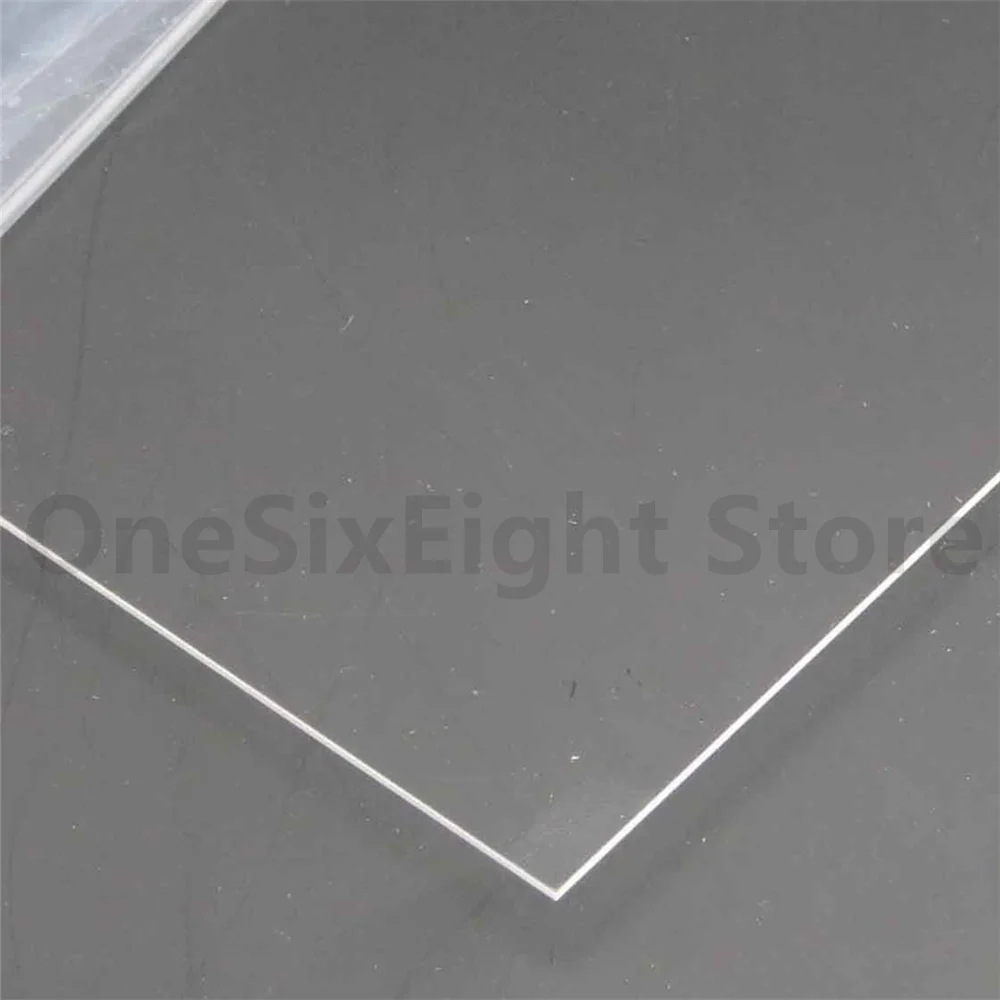 Fogli di plastica acrilica trasparente con pannello in PMMA Film 80x80 100x200 200x300mm