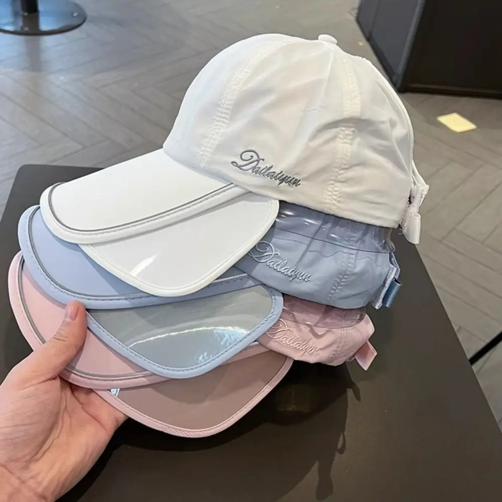 

Wide Brim Sunscreen Baseball Hat UV Protection Sun Protection Retractable Sun Hat Foldable Ponytail Hat Sunscreen Hat Outdoor