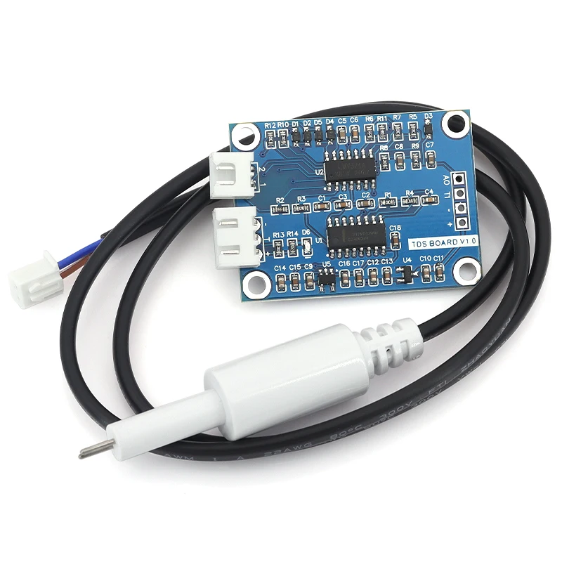 وحدة استشعار TDS إشارة تناظرية المواد الصلبة المذابة موصلية المياه كشف السائل مراقبة الجودة ل 51/STM32 #5