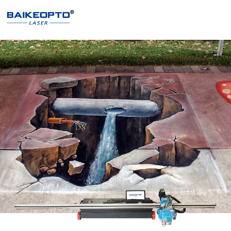 High Accuracy 11520dpi Partition Printing 3D Smart UV Inkjet Ground Floor Printer Wallpaper Painting Printing Machine