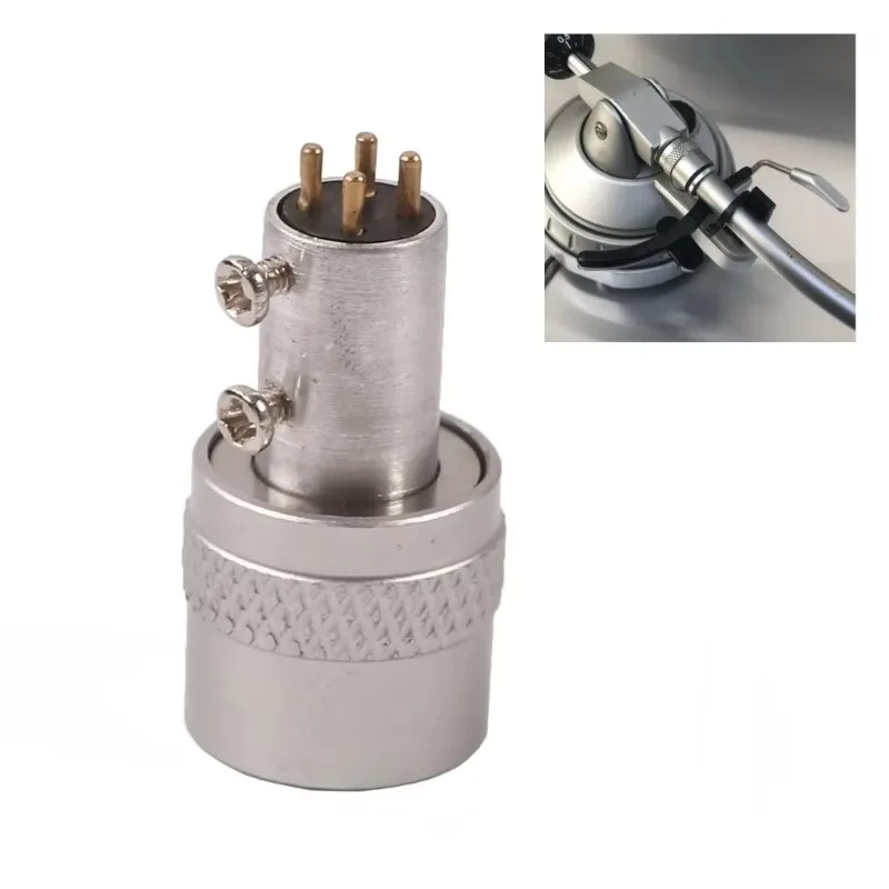 2pcs HiEnd SME Type Headshell Socket Connector for Turntable SL Series VinylCollectors 24K Gold Plated Pin