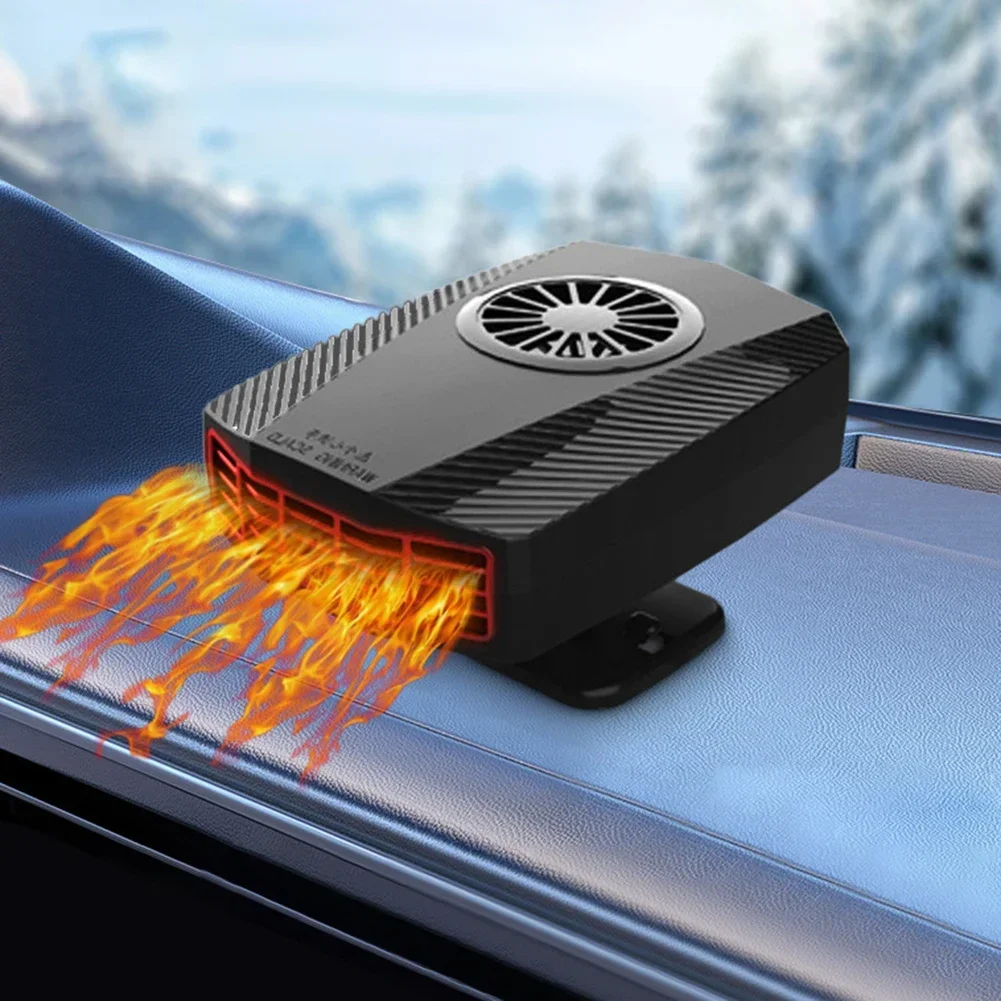 1Pcs Car Heater Defroster Fans 12V 150W Car Heater Fan Fast Heating Auto Windshield Defroster Defogger Car Anti-Fog Heater Dryer