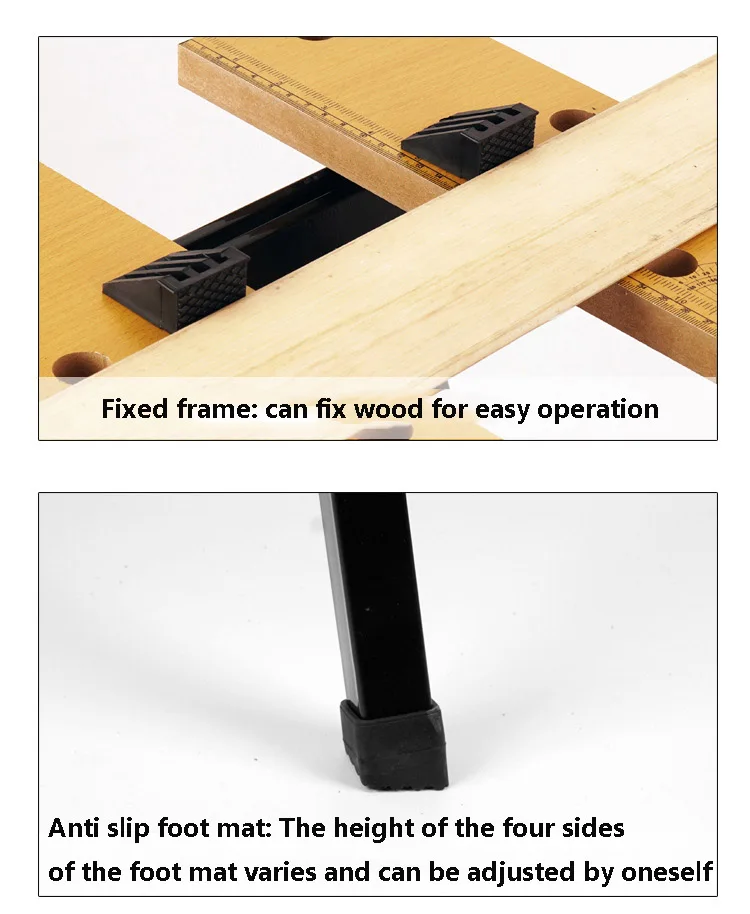 다기능 목공 작업대 접이식 목공 테이블 톱, 가정용 휴대용 조합 도구, 장식 목공