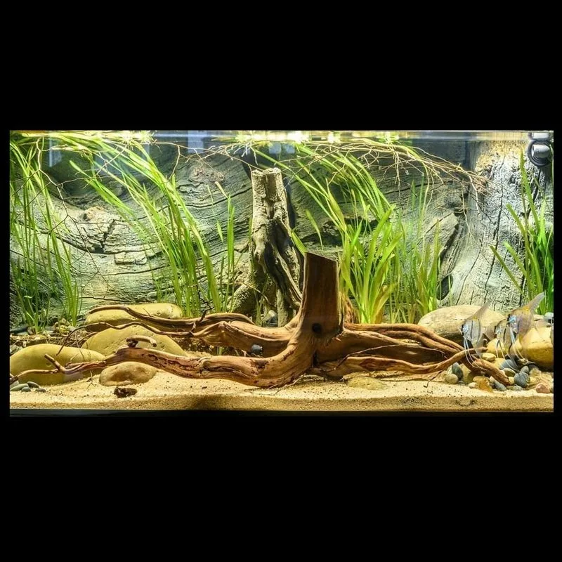 3D aquarium background board three-dimensional landscaping material in the fish tank