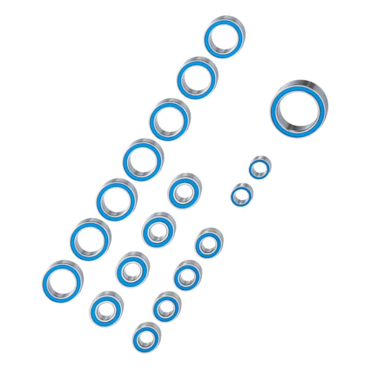 BAAA-26PCS ゴム密封ボールベアリングキット ARRMA 1/10 ビッグロック 3S RC カーアップグレードパーツアクセサリー