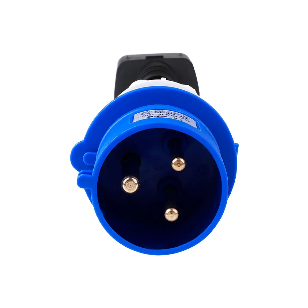 IPENGEN per Tesla 3 Pin Blue CEE Adapter per Tesla Model S,3,X,Y Ev connettore del cavo di prolunga del caricatore 240V Outlet 32A 10 pollici