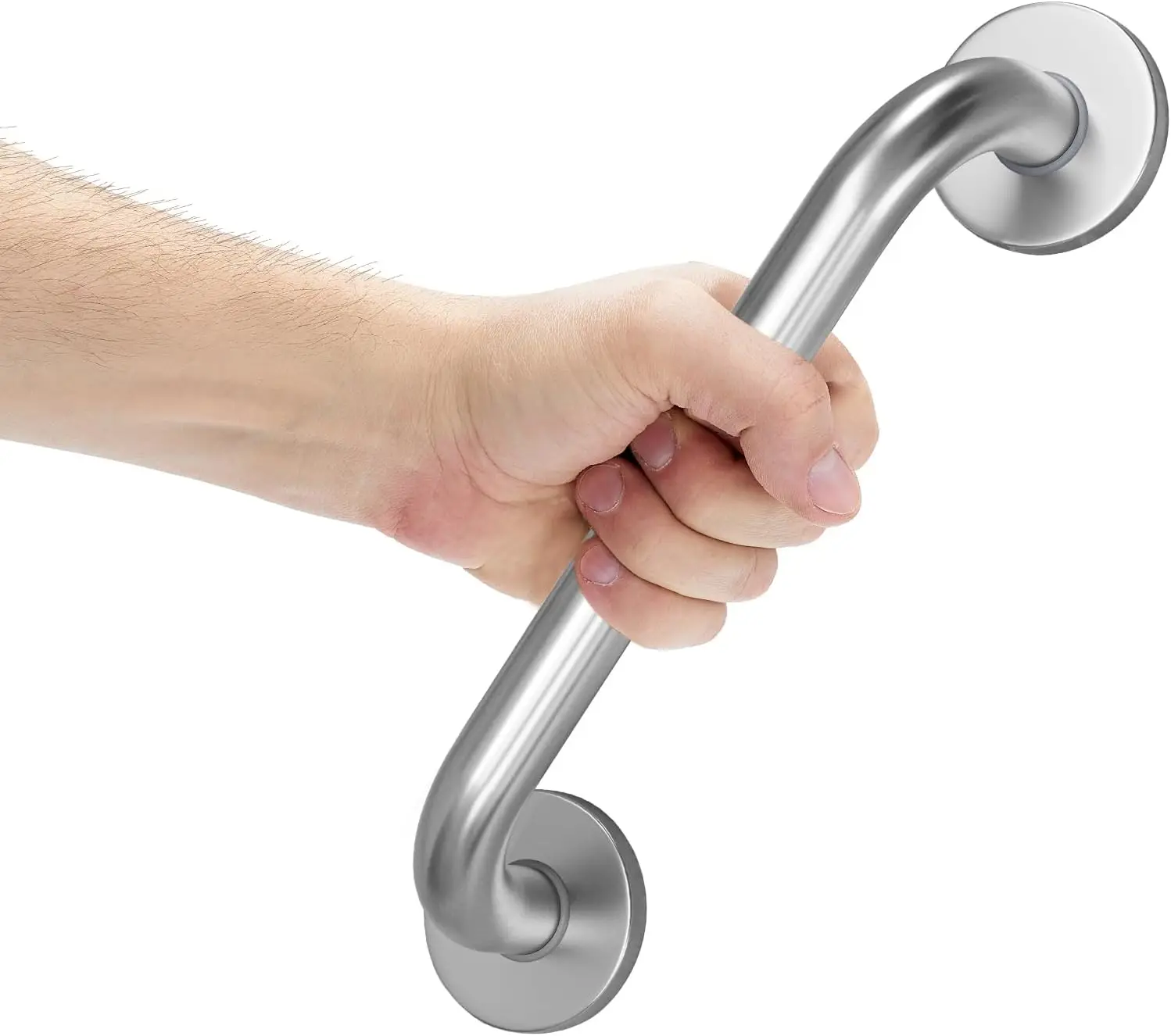 

9" Shower Grab Bar, 500Lbs Capacity, Brushed Nickel, Anti-Slip, Easy Install