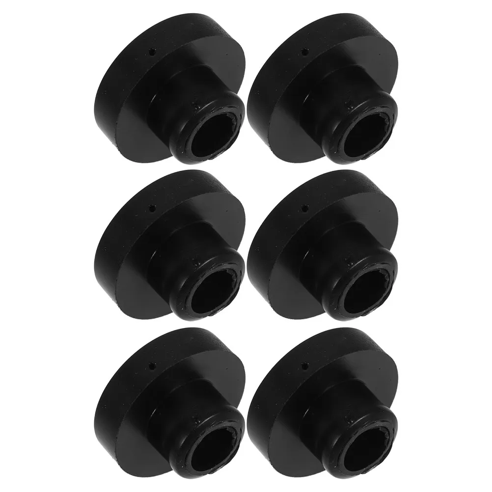 6Pcs Universal Lawn Mower Fuel Tank Switch Seat Replacement Fuel System Part Gas Tank Grommet Bushing Rubber Bushings Kits
