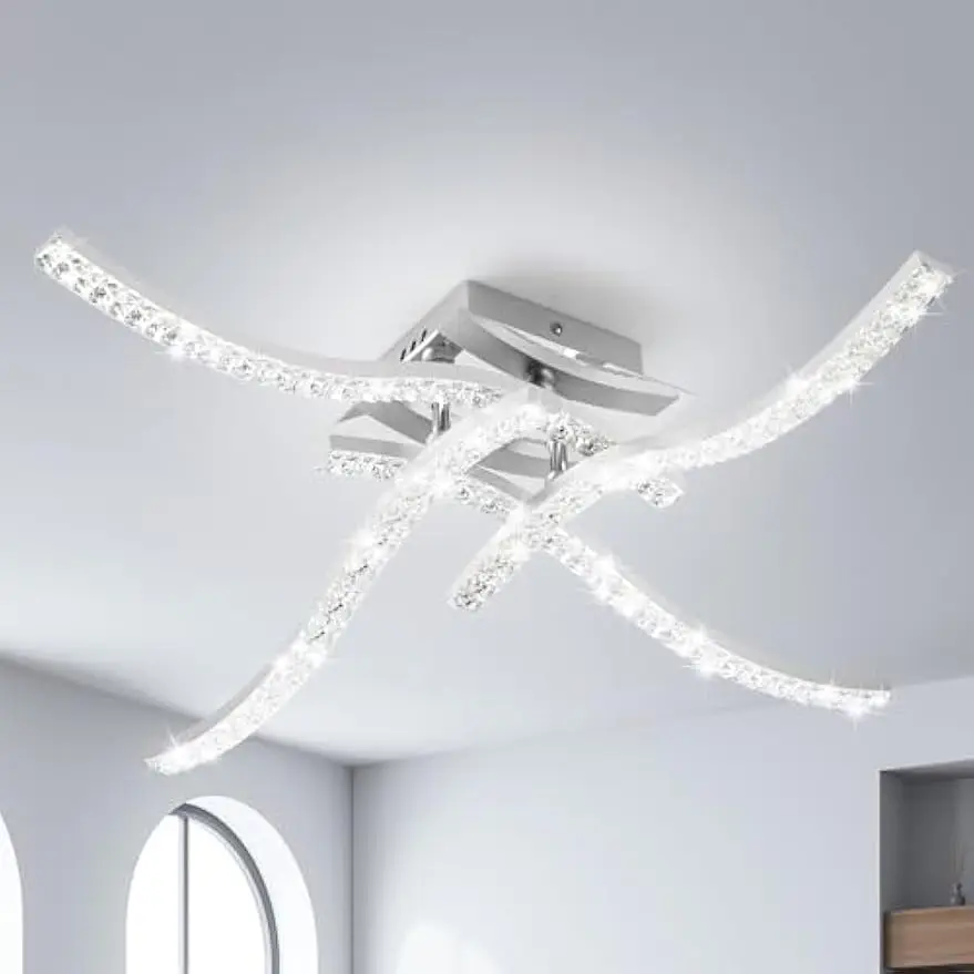 Modern Led Ceiling Lights 32W Dimmable Ceiling Lamp AC 85-265V Nordic Creative Ceiling Chandelier Indoor Lighting