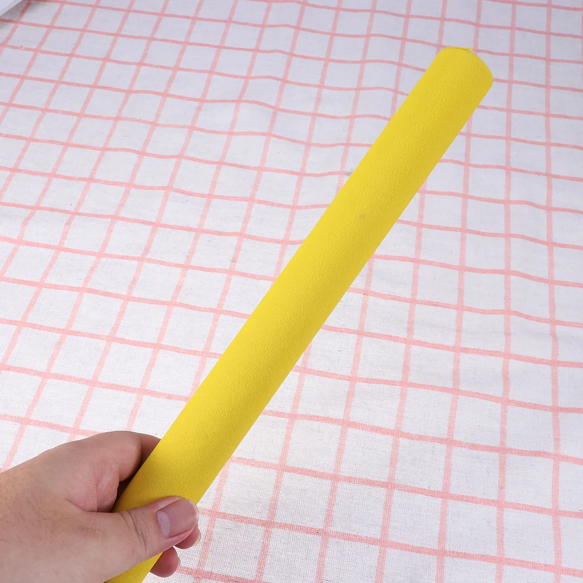 

4 Pcs Anti-slip Relay Rod Racing Car Sticks Yellow Competition Tools Outdoor Fitness Running