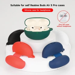 Headphone Protective Case Suitable For Realme Buds Air 5 Pro Cover Shockproof Washable Housing Anti Dust Silicone Sleeve